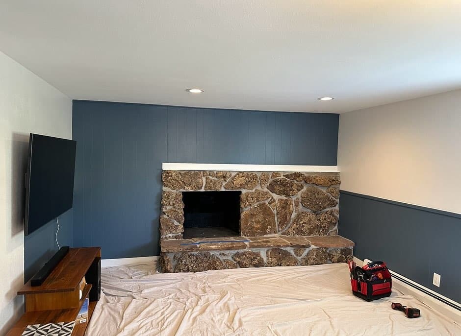 Custom fire pit in Denver