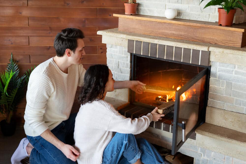 Gas fireplace maintenance and service
