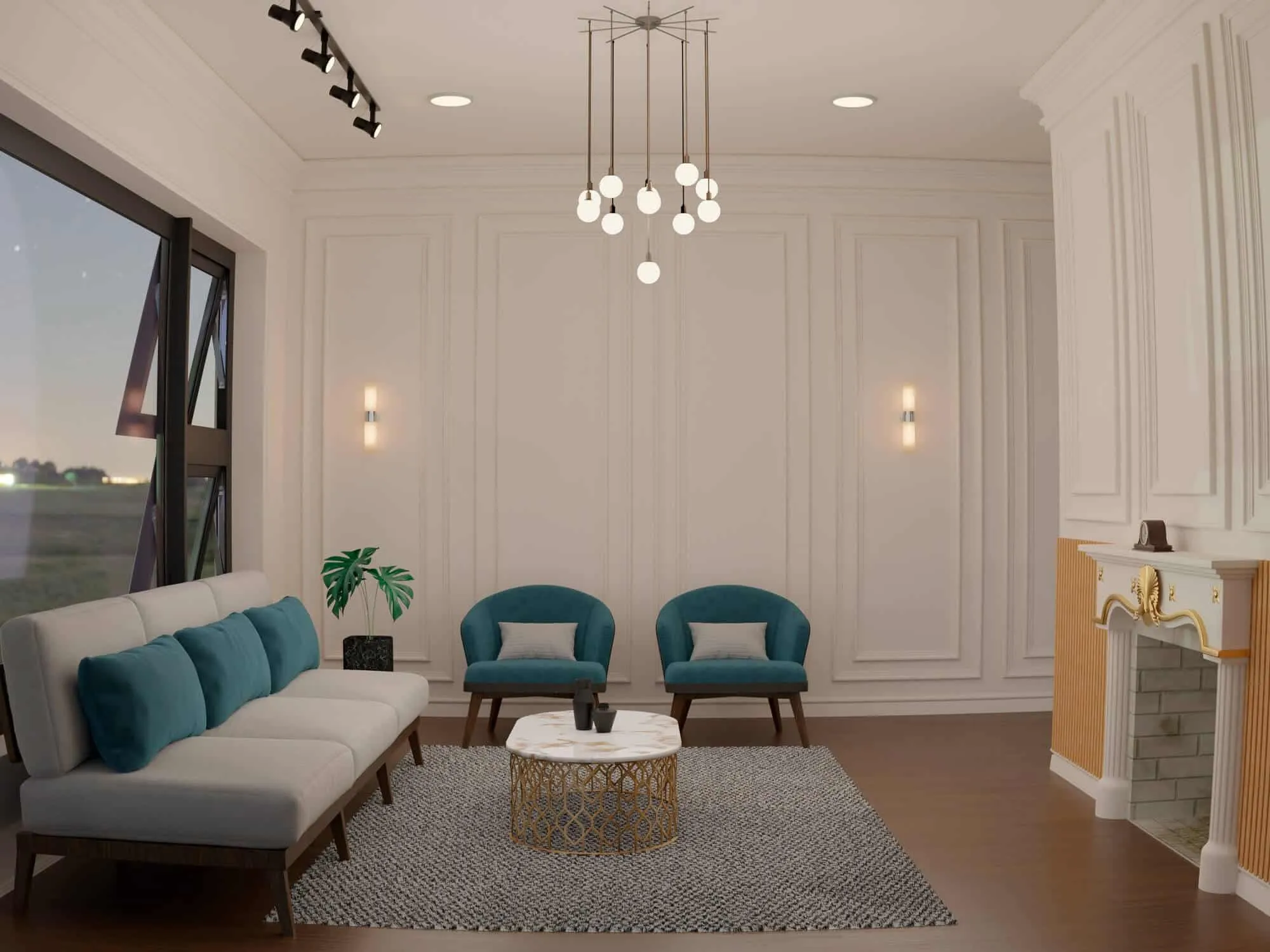 Outdoor fire feature